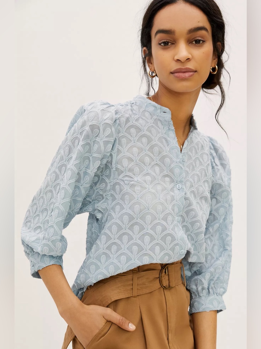 Anthropologie Pilcro The Bella Femme Buttondown